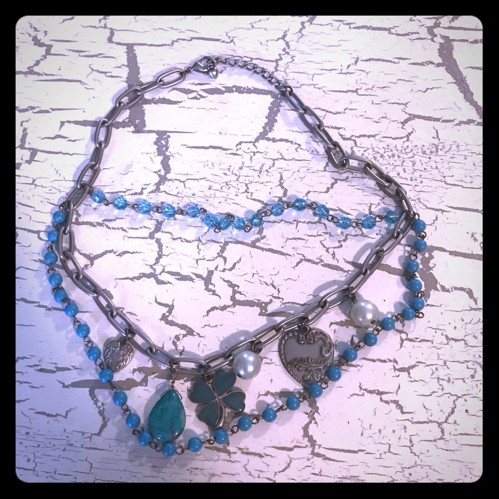 Lucky genuine turquoise necklace